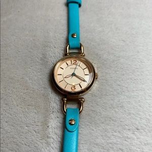 Fossil Watch Women’s Teal and Rose Gold